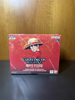 One Piece OP13 Carrying On His Will 24 Buste Box ENG Display - READY TO SHIP✅ - Image 1