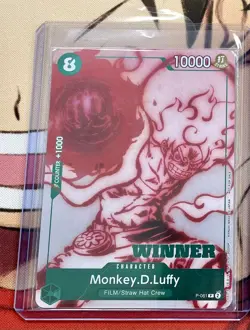 Monkey D. Luffy WINNER Sealed | Promo P-061 - One Piece TCG Card Game - Image 1