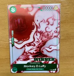 Monkey D. Luffy WINNER Sealed | Promo P-061 - One Piece TCG Card Game - Image 2