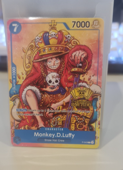Monkey.D.Luffy (Stamped 2nd Anniversary "King" ) P-043 P - One Piece TCG English - Image 1