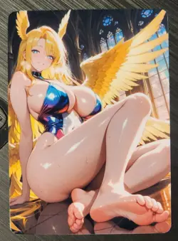 Girl # 25 Oppai Goddess Story Full Art Glossy Anime Trading Card Waifu TCG ACG - Image 1
