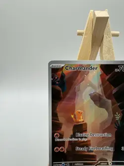 🔥CHARMANDER ENGLISH 168/165 Pokemon Scarlet & VIolet 151 Card Near Mint Raw 🔥 - Image 2