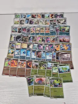 Pokemon TCG Phantasmal Flames 74 Reverse Holo Cards Master Set Helper Complete - Image 1