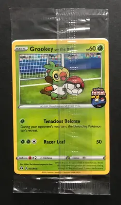Grookey On The Ball 003/005 Futsal Pokemon Card PROMO UK Exclusive NEW SEALED - Image 1