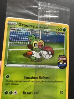 Grookey On The Ball 003/005 Futsal Pokemon Card PROMO UK Exclusive NEW SEALED - Image 3