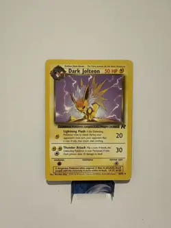 Dark Jolteon 38/82 Pokemon Card Tcg Team Rocket Wotc Vintage Lightly Played - Image 1