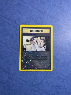 POKEMON PROMO CARD - BEST OF GAME - #3 PROFESSOR ELM (2003) (REV HOLO) RARE NM - Image 1
