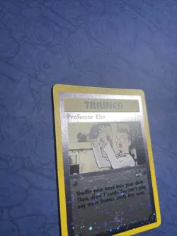 POKEMON PROMO CARD - BEST OF GAME - #3 PROFESSOR ELM (2003) (REV HOLO) RARE NM - Image 5