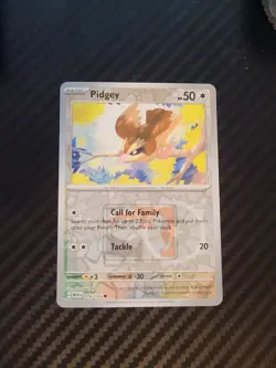 Pokemon Pidgey Card 016/165 Play! League Stamp Promo MEW 151 Master Set Stamped - Image 1