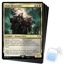 SISTER HOSPITALLER X4 Warhammer 40,000 Magic MTG MINT CARD - Image 1
