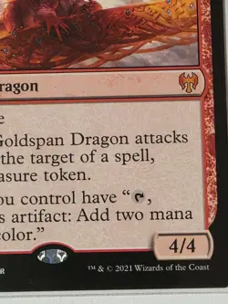 Goldspan Dragon (139/551) Kaldheim NM MTG Magic the Gathering FREE Shipping - Image 4