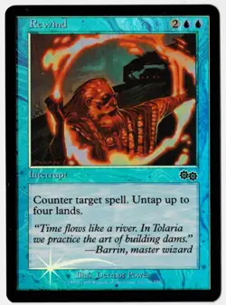 Rewind FOIL 1999 Arena Promos MTG Interrupt E - Image 1