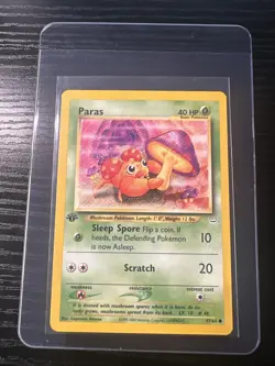 Paras 47/64 1st Edition Neo Revelation WOTC Vintage Pokemon - Image 1