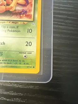 Paras 47/64 1st Edition Neo Revelation WOTC Vintage Pokemon - Image 5