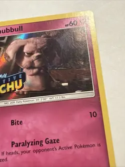 Pokemon Snubbull Sm-Detective Pikachu SM200 Basic Promo Stamped Holo 60 HP - Image 5