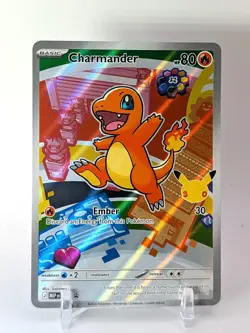 Charmander 038 First Partner Illustration Promo Pokemon 30th Anniversary - Image 1