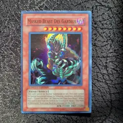 Masked Beast Des Gardius TAEV-ENSE1 | VLP Super Rare Very Light Play | Yugioh! - Image 1