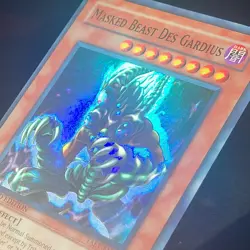 Masked Beast Des Gardius TAEV-ENSE1 | VLP Super Rare Very Light Play | Yugioh! - Image 3