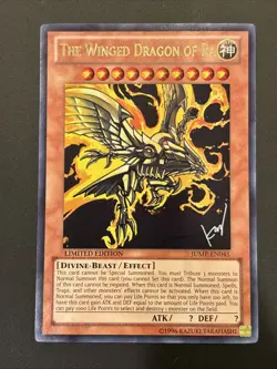 The Winged Dragon of Ra Yugioh Shonen Jump Promo - JUMP-EN045 VLP NM UP - Image 1