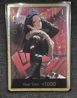 DON!! Card (Boa Hancock)(Gold) Extra Booster: One Piece Heroines Edition Foil - Image 1