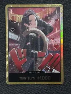 DON!! Card (Boa Hancock)(Gold) Extra Booster: One Piece Heroines Edition Foil - Image 2