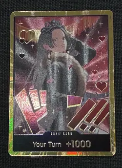 DON!! Card (Boa Hancock)(Gold) Extra Booster: One Piece Heroines Edition Foil - Image 3