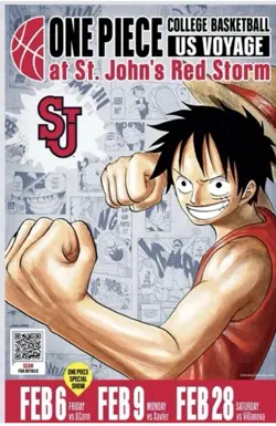 One Piece Monkey.D.Luffy Card & 2 Posters St John's & Rutgers, Possible PSA 10 - Image 4