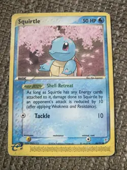 Pokemon TCG Squirtle 46/95 Team Magma vs Team Aqua Vintage 2004 Card - Image 1