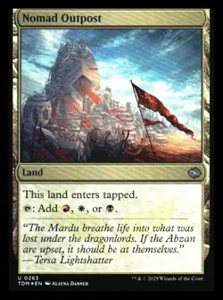 Nomad Outpost FOIL Tarkir: Dragonstorm MTG NM - Image 1