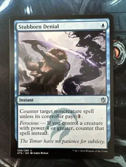 Stubborn Denial Khans of Tarkir Regular - Image 1