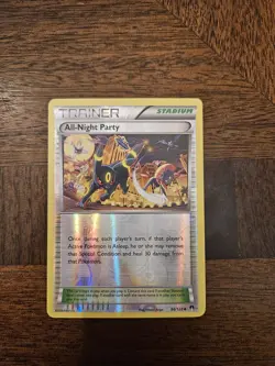 Pokemon TCG All-Night Party 96/122 Reverse Holo XY Breakpoint Umbreon LP - Image 1