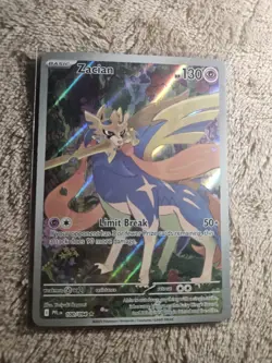 Pokemon TCG Zacian 100/094 : Phantasmal Flames Illustration Rare - Image 1