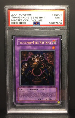 Thousand-Eyes Restict | Secret Rare | 2004 MC1 | PSA 9 Mint | english | Yu-Gi-Oh - Image 1