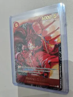 One Piece CCG Monkey D Luffy ST01-012 SR - English - Pack straight to top loader - Image 3