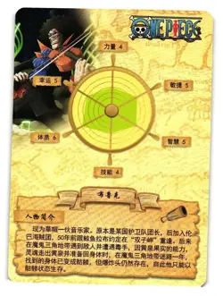 Brook SR One Piece Anime TCG CCG Anime Card - Image 2
