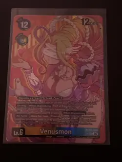 Digimon BT24 Time Stranger Bt24-040 Venusmon Alt Art SR Card - Image 1