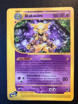 Expedition Base Set Pokemon cards 6 rare Alakazam Golem Machamp Raichu Rapidash - Image 2
