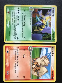 EX FireRed & LeafGreen Set Pokemon cards Beedrill Arcanine Dodrio Dugtrio Hypno - Image 2