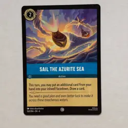 Sail the Azurite Sea 163/204 Disney Lorcana Azurite Sea Regular Common Card NM - Image 1