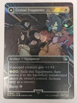 Crystal Fragments (Borderless) Final Fantasy Foil - MTG - Image 1