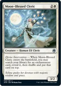 Moon-Blessed Cleric NM Reg Uncommon - Image 1