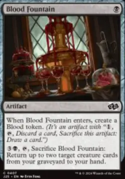 Blood Fountain Foundations Jumpstart J25 407 MTG Regular - Image 2