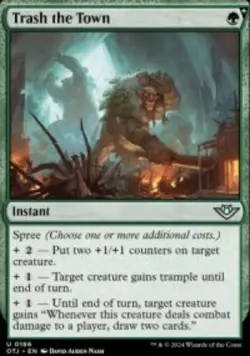 Trash the Town Outlaws of Thunder Junction (OTJ) 186 MTG Regular - Image 1