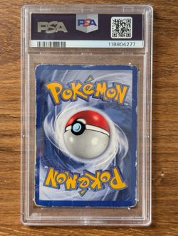 1999 Pokemon Base Game 1st Edition PSA 1 Machamp Holo Shadowless #8 Poor PR - Image 2