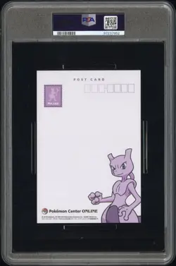 2019 Pokemon Center Mewtwo Post Card April Psa 10 Pop 2‼ - Image 2