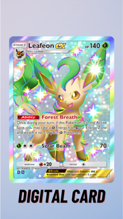 Leafeon EX Shiny Wisdom Of Sea And Sky Pokemon TCG Pocket 2 Star ⭐⭐ (English) - Image 1