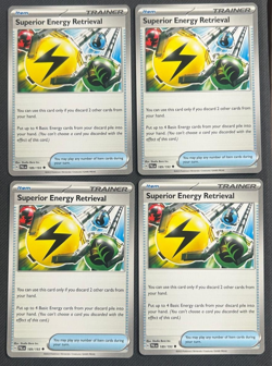 4x Pokemon TCG Superior Energy Retrieval Paldea Evolved 189/193 Uncommon Playset - Image 1