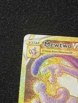 Mewtwo VSTAR Gold Secret Rare 086/078 Pokemon GO NM/M Sleeve Since Day 1 - Image 5