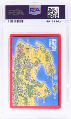 1996 Pokemon Bandai Carddass Vending Japanese Blastoise Trainer #156 PSA 5 - Image 2