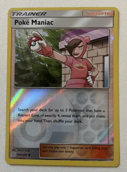 Pokemon : SM UNIFIED MINDS POKE MANIAC 204/236 UNCOMMON REVERSE NM - Image 1